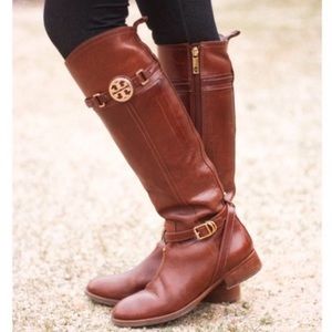 Tory Burch Calista Riding boots Almond - 22128693 Women’s 9